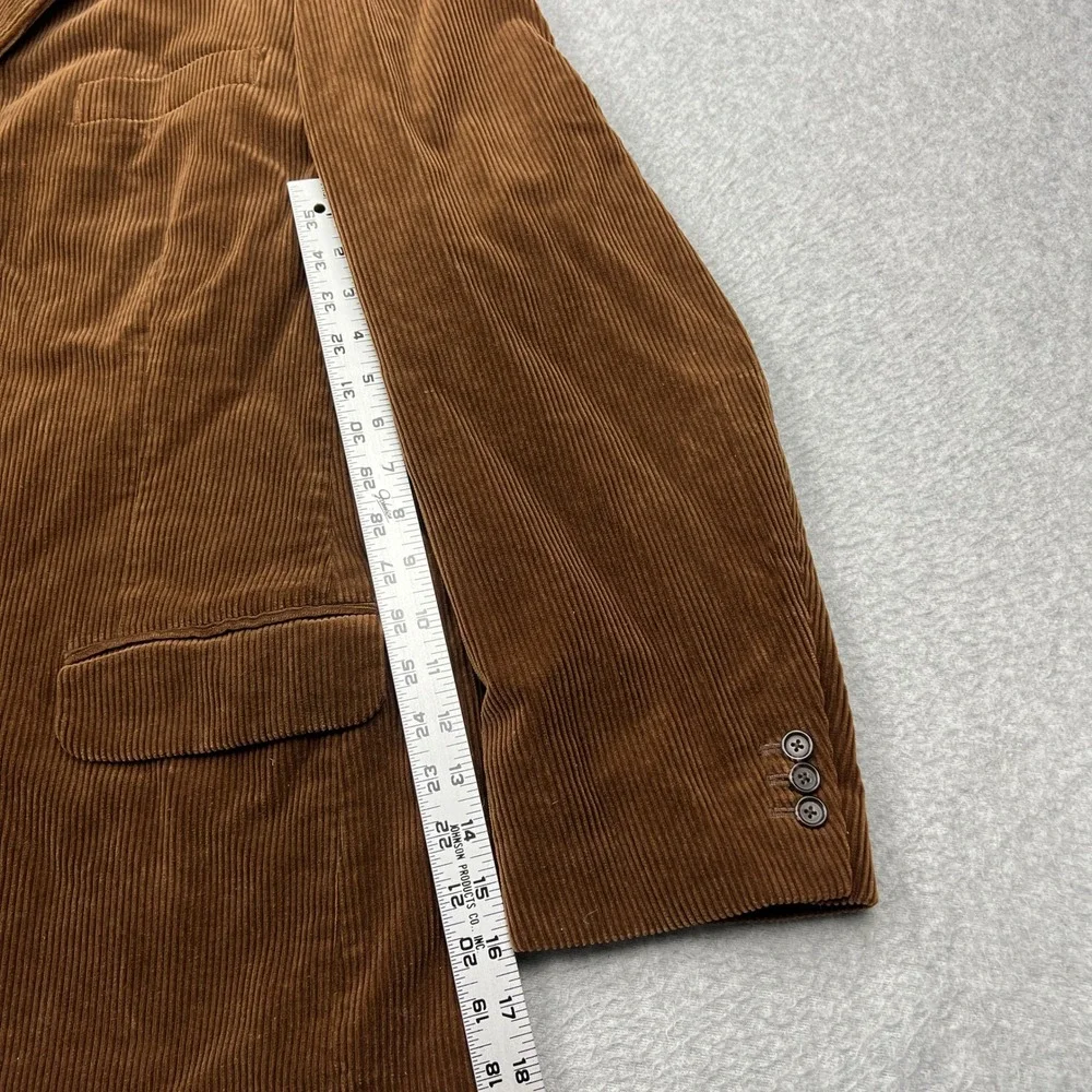 Polo Ralph Lauren Blazer Mens XL Brown Corduroy 3-Button Sport Coat Jacket
